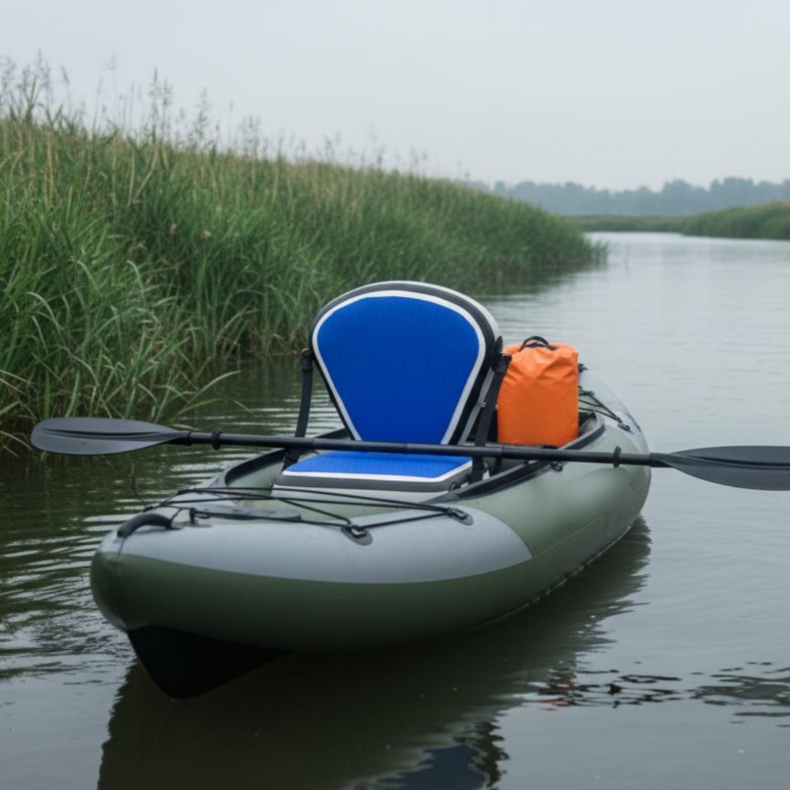 Fishing Boat Seat - Encosto inflável para assento de caiaque,