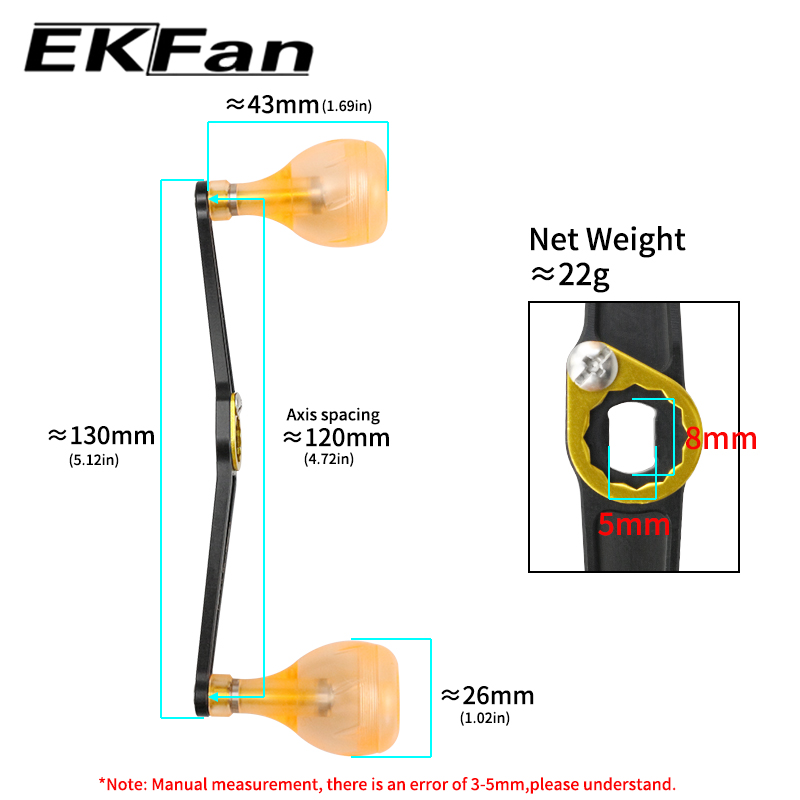 Ekfan 130mm alças de liga ultr - Fishing Boat Steering Wheel avaliação e preço
